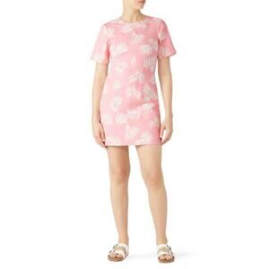 Cinq a Sept Phoenix Madison Floral Leaf Print Mini Dress Pink Size 12
